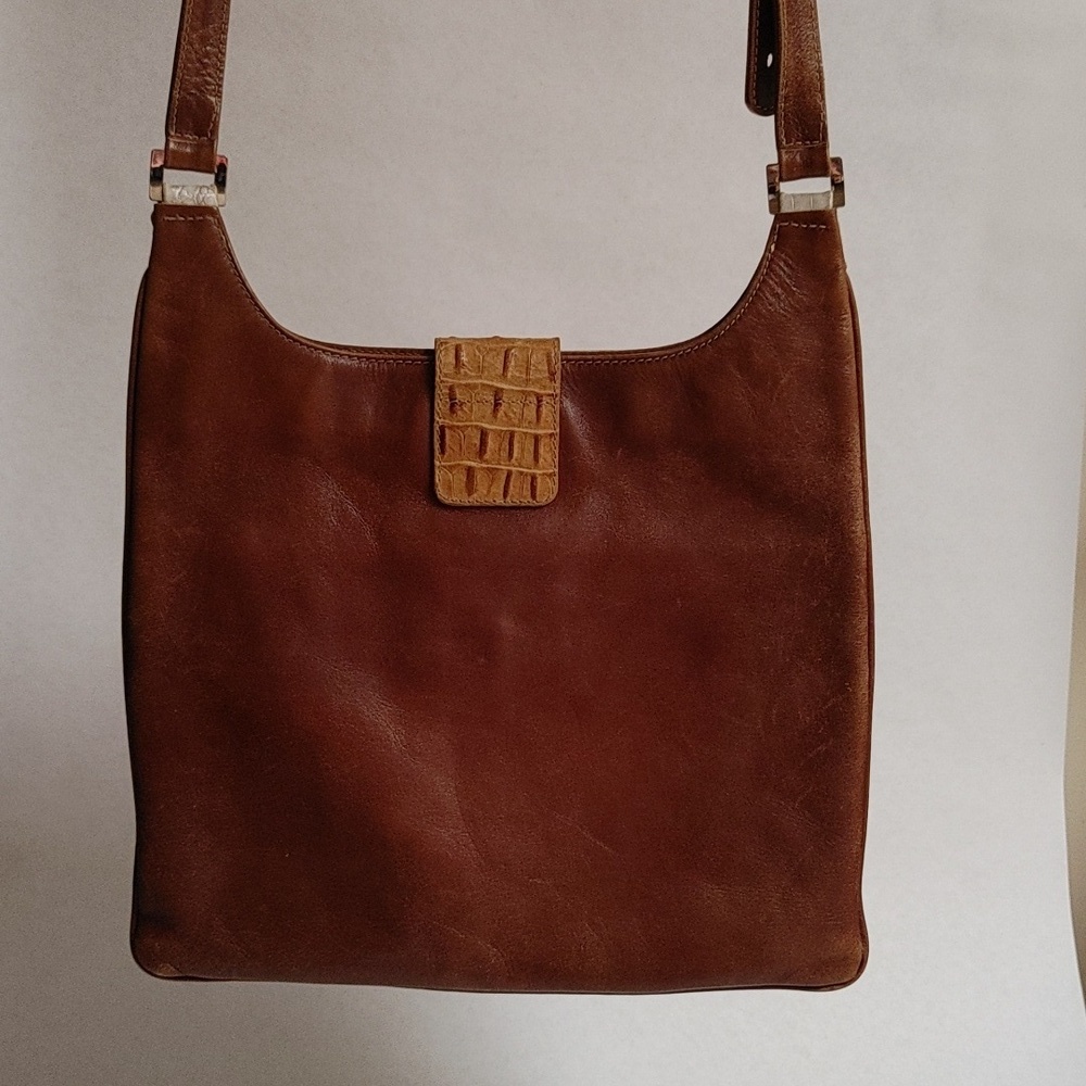 Vintage TOUS Flat Cross Shoulder Cobra & Crocodile Embossed Bag - Picture 5 of 15
